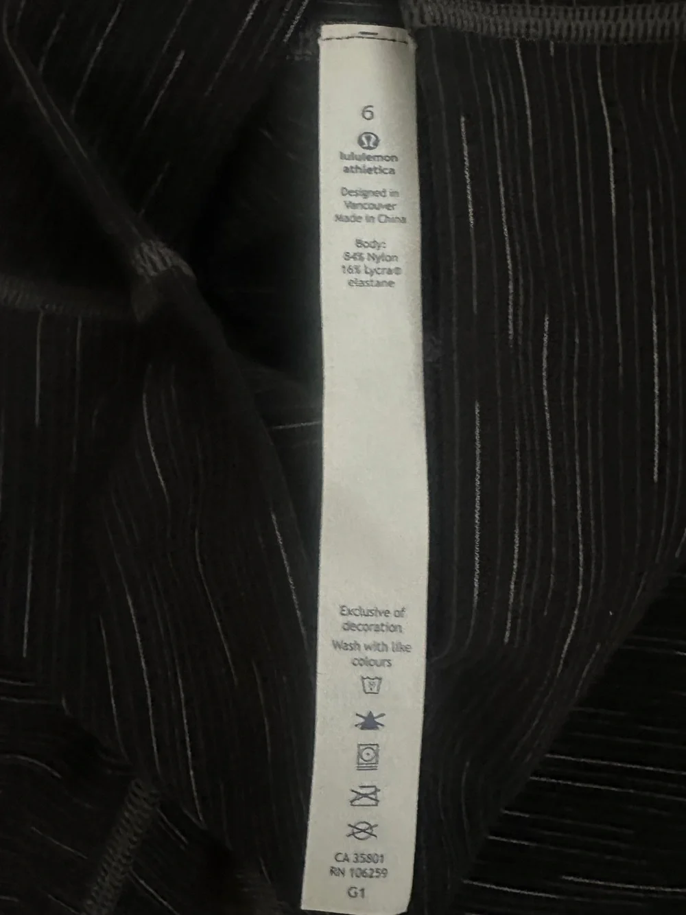 New with Tags Lululemon Size 6 Wunder Under Pant HR Ombre